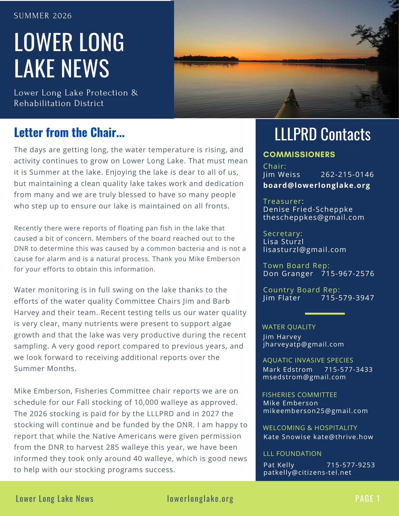 LLLPRD Summer 2026